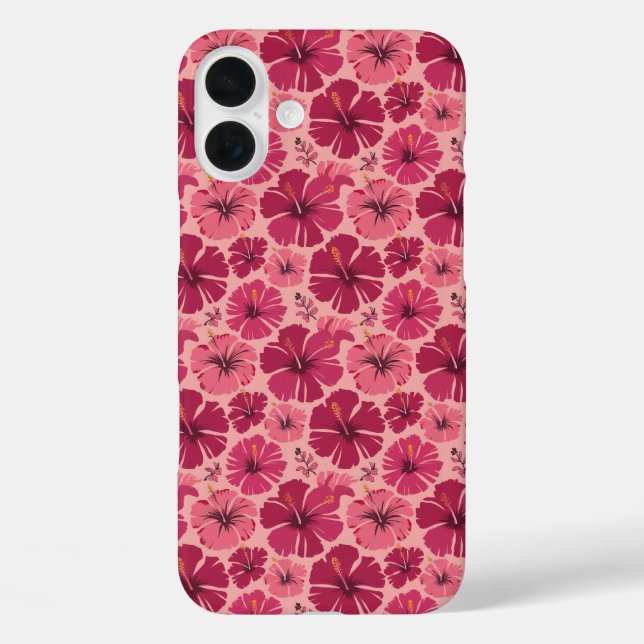 Tropical Pink Hibiscus Delight Case-Mate iPhone Case (Back)