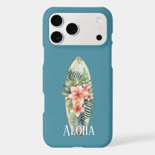 Tropical Pink Hibiscus Flower Leaves Aloha