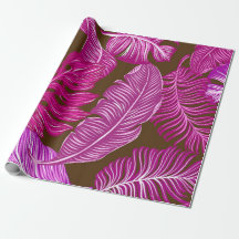 tropical pink leaves.