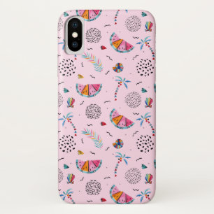 Tropical Pink Memphis Style Pattern Case-Mate iPhone Case