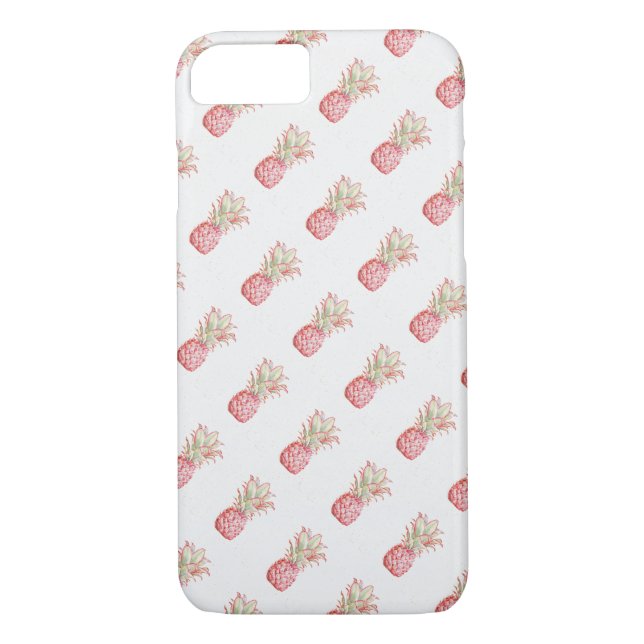 Tropical | Pink Pineapple Case-Mate iPhone Case (Back)