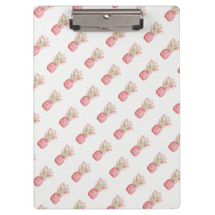 Tropical Pink Pineapple Clipboard