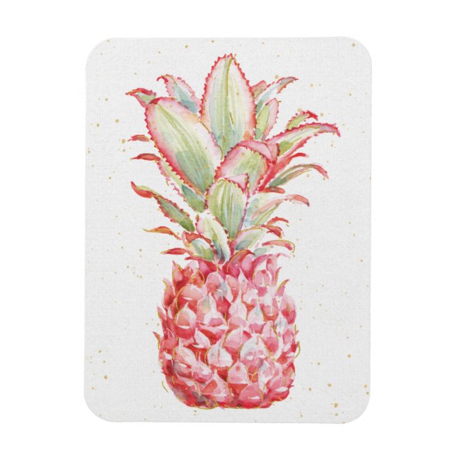 Tropical | Pink Pineapple Magnet (Vertical)