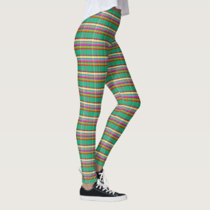 Tropical Plaid FAITT Leggings