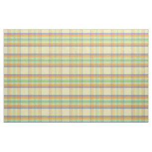 Tropical Plaid HTS Fabric