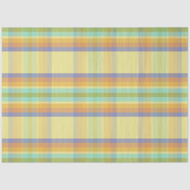 Tropical Plaid HTS Tissue Paper (Front)