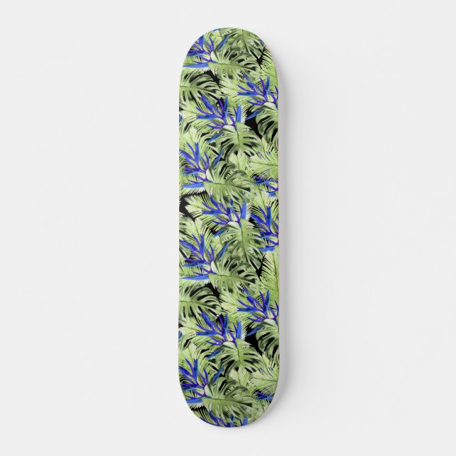 Tropical plant 2  skateboard (Front)