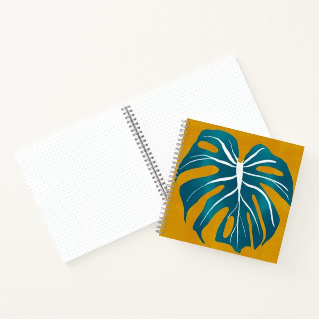 Tropical Plant Square Notebook (Inside)
