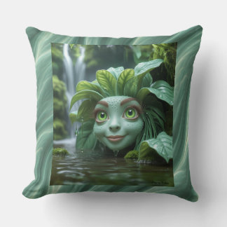 Tropical Plant Throw Pillow