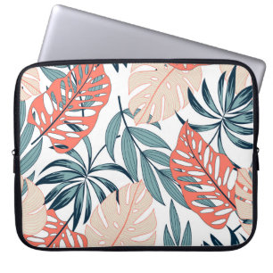 Tropical Plants Leaves Fashion Print Laptop Sleeve
