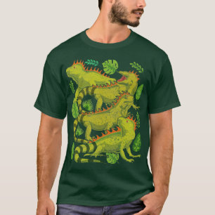 Tropical Plants Reptile Owner Pet Lizard Lover Exo T-Shirt