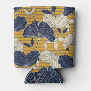 Tropical Plants: Seamless Leaf Pattern Can Cooler