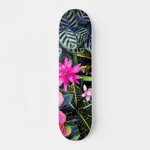 Tropical plants skateboard