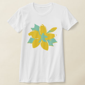 Tropical Plumeria Bright T-Shirt