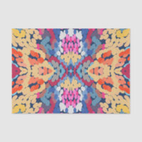 Tropical Plumeria Spotted Flowers Tile Pattern
