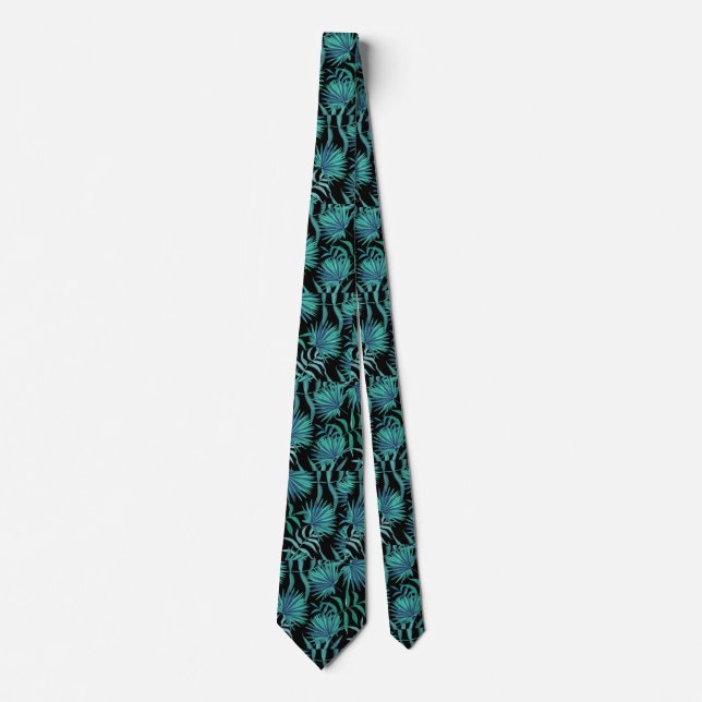 Tropical Polynesian Plant on a Tie (Front)