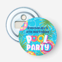 Tropical Pool Party Birthday