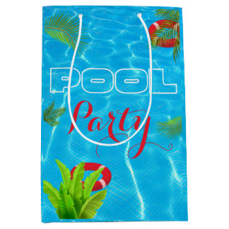 Tropical Pool Party | Summer Birthday Medium Gift Bag