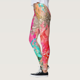 Tropical Pop Fashion Leggings