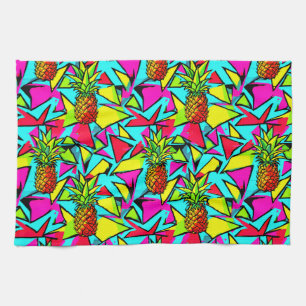 Tropical Pop Pineapple Tea Towel