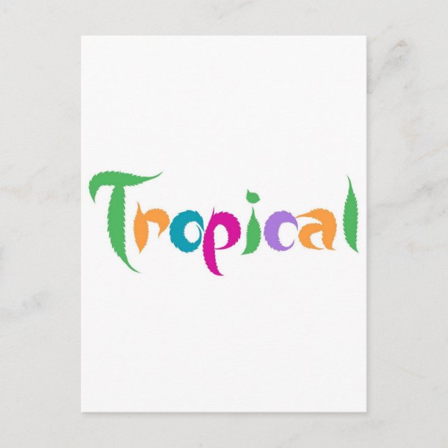 Tropical Postcard (Front)