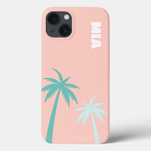 Tropical Preppy Phone Case (Back)