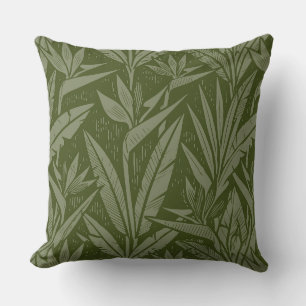 Tropical print cushion