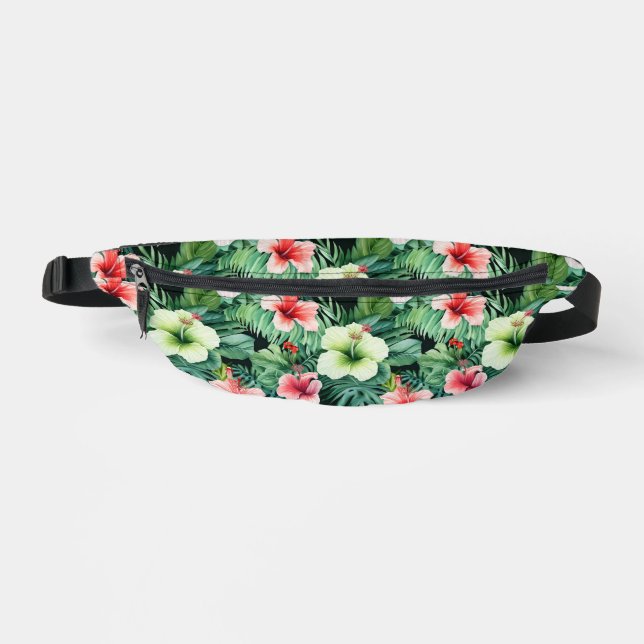 Tropical Print Fanny Pack (Front)