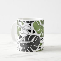 Tropical print monstera leaves scissors jungle exo