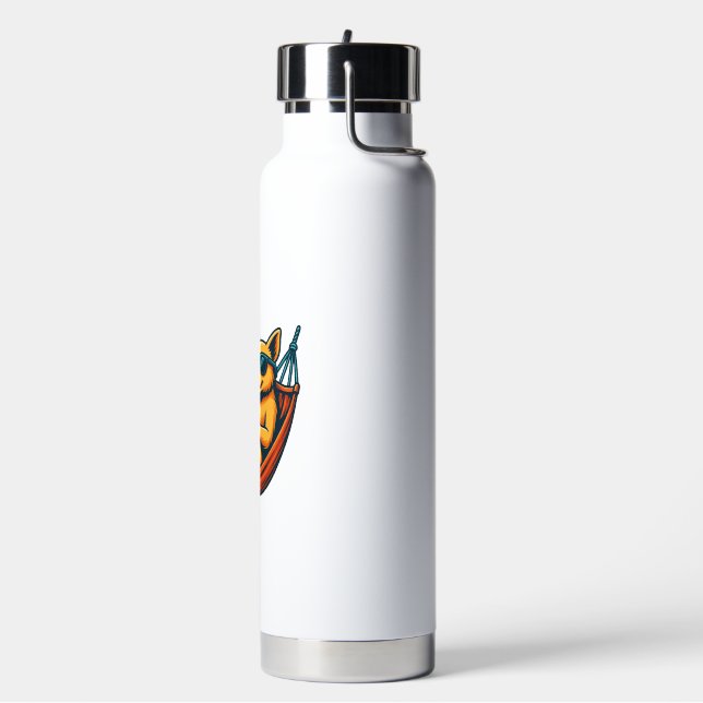 Tropical Pup Vibes Water Bottle (Left)