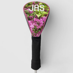 Tropical Purple Bougainvillea Floral Golf Head Cover