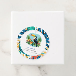 Tropical Rainforest Summers To Bridal Shower Favour Tags