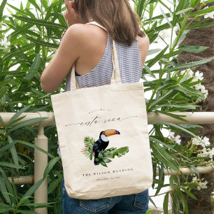 Tropical Rainforest Toucan Costa Rica Wedding Tote Bag
