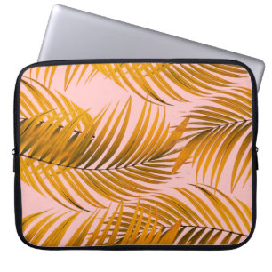 Tropical Realistic Leaves Pattern Trendy Fashion C Laptop Sleeve