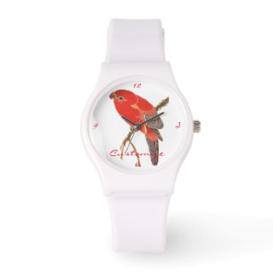 Tropical Red Parrot Thunder_Cove Watch
