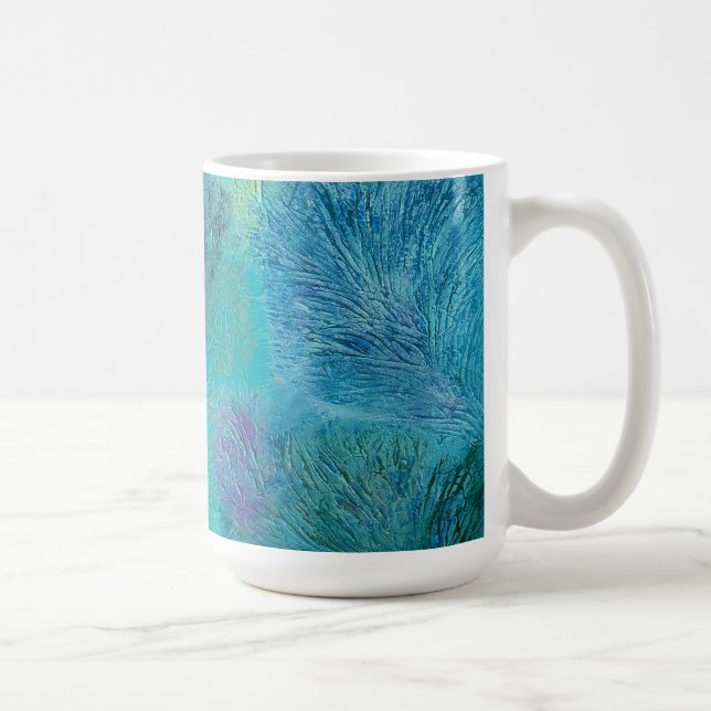 Tropical Reef original art Coffee Mug (Right)