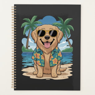 Tropical Retriever � Golden Beach Vibes Dog Planner
