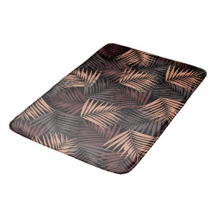 Tropical Retro Night #1 #palms #decor #art Bath Mat