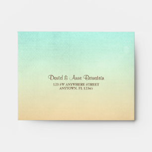 Tropical Return Address A2 RSVP Envelope