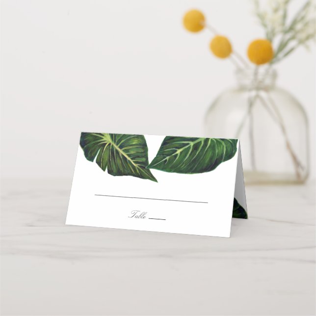 Tropical Romance II Place Card (Front)