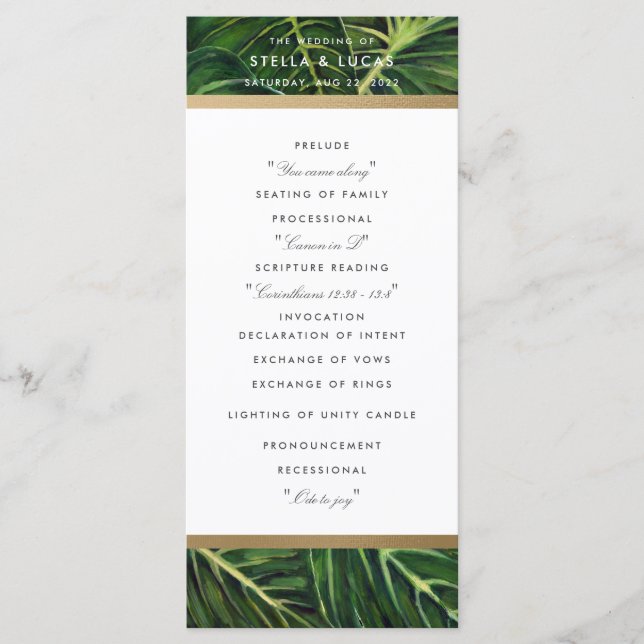 Tropical Romance II Programme (Front)