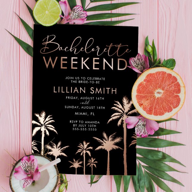 Tropical Rose Gold Bachelorette Weekend  (Creator Uploaded)