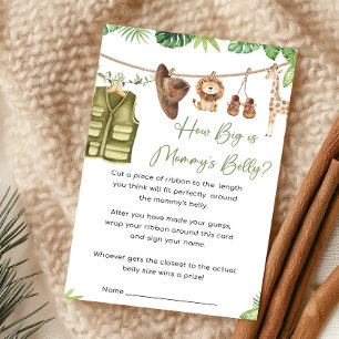 Tropical Safari Animals How Big is Mummy's Belly