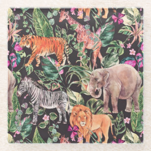 Tropical/Safari Glass Coaster
