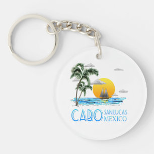 Tropical Sailing Cabo San Lucas Mexico Key Ring