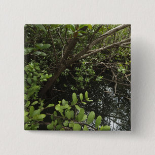 Tropical salt pond 15 cm square badge