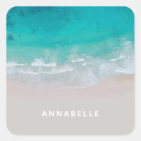 tropical sand beach ocean sunny waves modern 