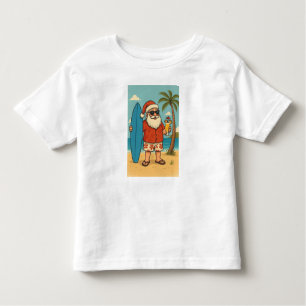 Tropical Santa Vibes T-Shirt   Cool Summer Christm