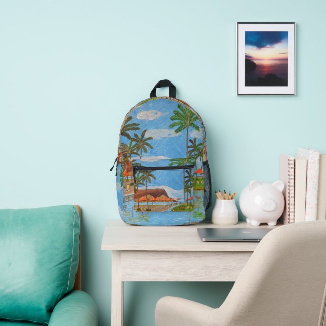 Tropical Scene backpack   (Insitu)