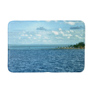Tropical Scene Bath Mat